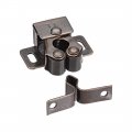Uxcell Cabinet Door Double Roller Catch Ball Latch With Prong Copper Tone 20pcs