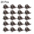 Uxcell Cabinet Door Double Roller Catch Ball Latch With Prong Copper Tone 20pcs