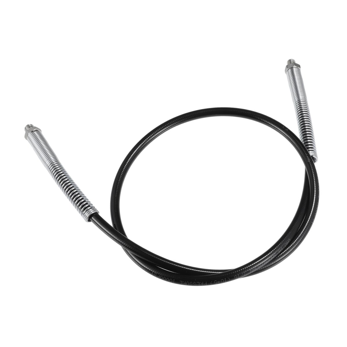Universal 10000psi 48 Car Grease Gun Flex Hose Trailer Extension Non-slip Black 1 8 Npt