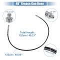 Universal 10000psi 48 Car Grease Gun Flex Hose Trailer Extension Non-slip Black 1 8 Npt
