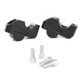 Handlebar Risers For Honda Rebel Cmx300 Cmx500 2017 2024 Cmx1100 2021 30mm Height Lift 15mm Rearward Offset Cnc Aluminum 