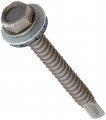 Teks Hex Washer Head Drill Point Self Tapping Screws 12 14 X 2 In Alloy Steel 150 Pack Model 21427 