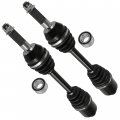 Caltric Rear Left And Right Cv Joint Axle With Bearing Compatible Polaris