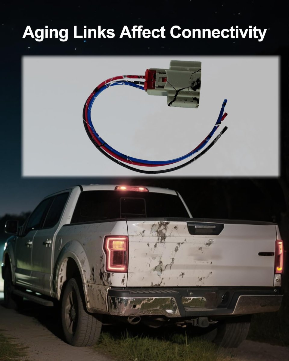 2 Pcs H13 9008 Headlight Connector Wire Harness Ford F150 2004 To 2019 Copper Wiring Cable Assembly For Bulb Systems