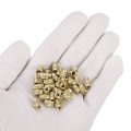 Uxcell Knurled Insert Nuts 50pcs M4x8mm Lx5 5mm Od 3d Printing Brass Threadeds Heat Set Insert Embedment