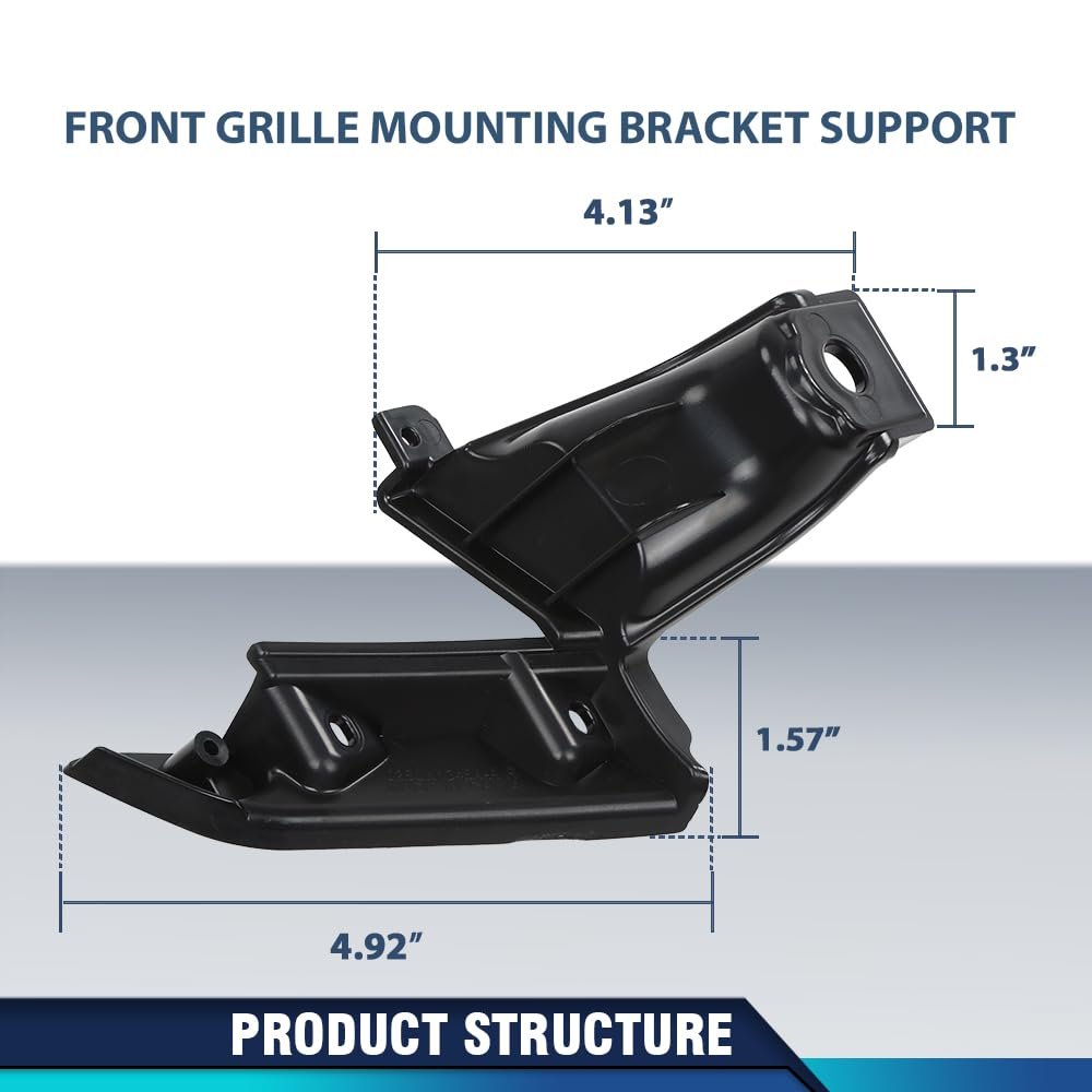 Front Grille Mounting Support Bracket For Honda Civic Coupe 2009 2010 2011 Left And Right Pair 71124svaa50 71129svaa50