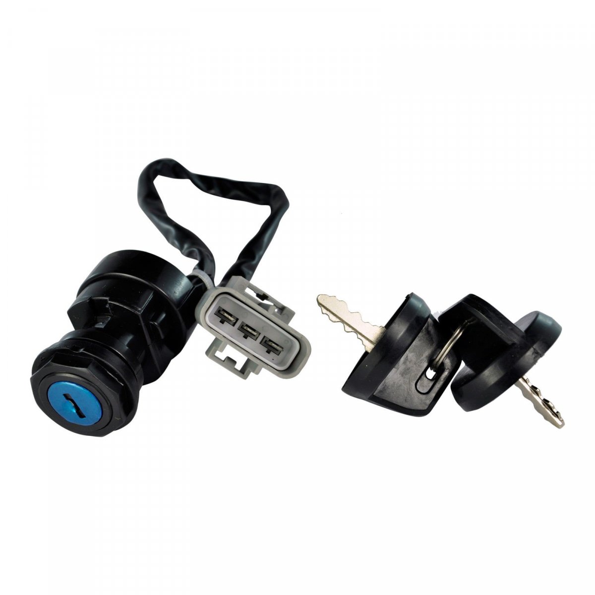 Glenparts Ignition Key Switch Replacement For Yamaha Kodiak 400 Yfm400 4x4 Hunter 2002 Atv