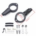 Motorcycle Front Matte Black Turn Signal Relocation Kit For H-d Harle Fxd Dyna 2008-2017 P N Mt224-023-cd