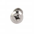 Aexit M8x40mm Metal Nails Screws Fasteners Phillips Countersunk Head Screw Bolts Dowel Barrel Nuts Nut Bolt Sets 10 Pcs