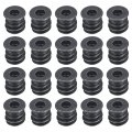 30pcs Threaded Inserts M4-0 7x9 Zinc Plated Carbon Steel Hex Socket Drive Screw-in Nut For Wood Working Tools And Accessories 