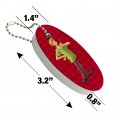 Graphics More Scooby-doo Shaggy Character Floating Keychain Oval Foam Fishing Boat Buoy Key Float