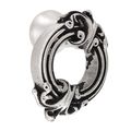Vicenza Designs K1101 Sforza Knob Small Antique Silver 