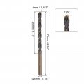Uxcell 6pcs Jobber Drill Bits 4mm Black Nitride Gold Titanium Coated 4341 High Speed Steel Hss 135 Degree Split Point Twist For
