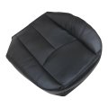 Front Passenger Side Bottom Seat Cover Black Microfiber Leather For Chevy Silverado Tahoe Suburban Avalanche Gmc Sierra Yukon 