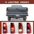Hecasa Tail Lights Compatible With 2003-2007 Chevy Silverado 1500 2500 3500 W Bulb And Harness Rear Lamp Set Replacement For