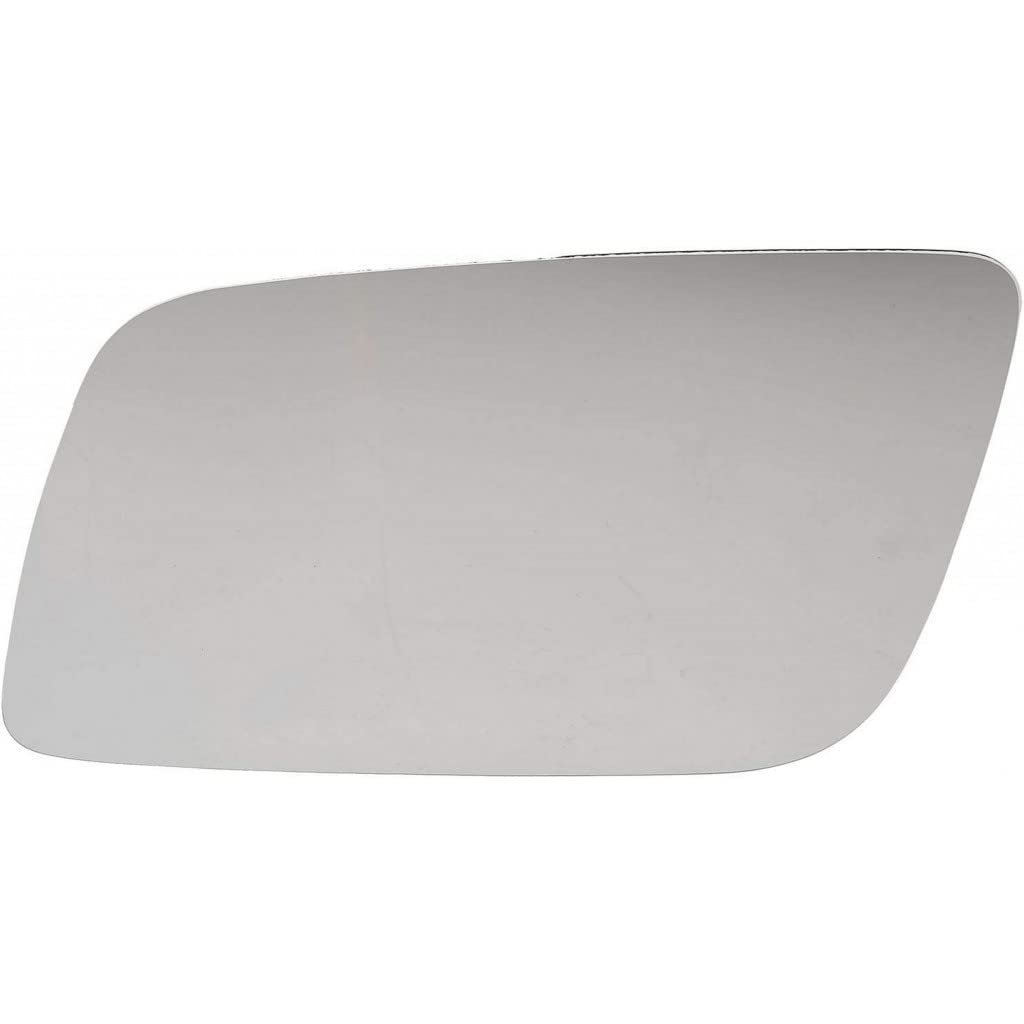 Door Mirror Glass For Gmc R3500 1990 1991 Clear Rectangular Manual Adjustment Adhesive Strips Attachment Front Position Part