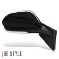 To1321354 Factory Style Passenger Right Side Mirror Manual Folding Power Adjust Heated Glass Compatible With Toyota Prius 16-20