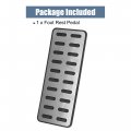 X Autohaux Car Foot Rest Pedal Cover Auto Accessories Repalcemnt For Hyundai Elantra 1992-2022 Silver Tone