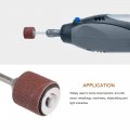 Uxcell 100 Pcs 1 Inch Sanding Sleeves Sandpaper Set 80 Grit With 2 0 79 Drum Mandrels For Rotary Tools