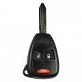 Hqrp Key-fob Remote Shell Case Cover Smart Key Keyless Fob And Two Batteries Compatible With Jeep Wrangler 2006 2007 2008 2009