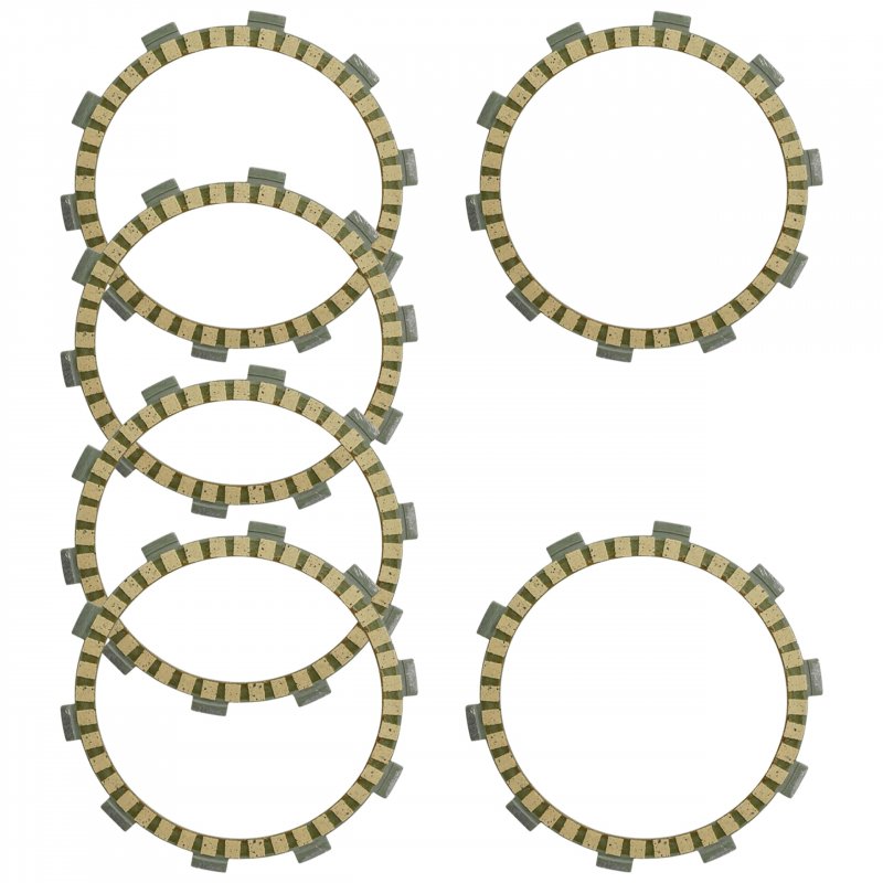 Caltric 6x Clutch Friction Plates Kit For Yamaha Rt180 1990 1991 1992-1998