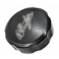 Hongk- Black Finish Ninja Engraved Logo Front Brake Fluid Reservoir Cap Compatible With Kawasaki Ninja Zx6r Zx7r Zx9r Zx10r