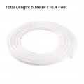 Uxcell T-slot Mount Window Weatherstrip Seal 9mm Bulb Bubble For 5mm Slot 5 Meters Long White