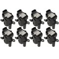 Set Of 8 Ignition Coils Uf262 For Gmc Yukon 0l V8 2001 2006 Cadillac Escalade 5 3l 6 Chevrolet Silverado Suburban Tahoe 4 Pins 