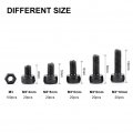 280pcs M3 4mm 5mm 6mm 8mm 10mm 12mm 16mm 20mm 25mm 12 9 Grade Alloy Steel Cap Head Hex Socket Bolt Screw Nut Metric Machine