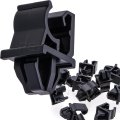 Rexka 10pcs 90672-snb-003 Hood Prop Rod Holder Clips For Honda Accord Civic Cr-v Crv 90672snb003 
