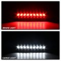 Acanii For 2002-2006 Dodge Ram 1500 03-06 2500 3500 Smoked Lens Led Tail Lights Lamps Led 3rd Brake Cargo Lamp 3pc Set