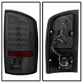 Acanii For 2002-2006 Dodge Ram 1500 03-06 2500 3500 Smoked Lens Led Tail Lights Lamps Led 3rd Brake Cargo Lamp 3pc Set