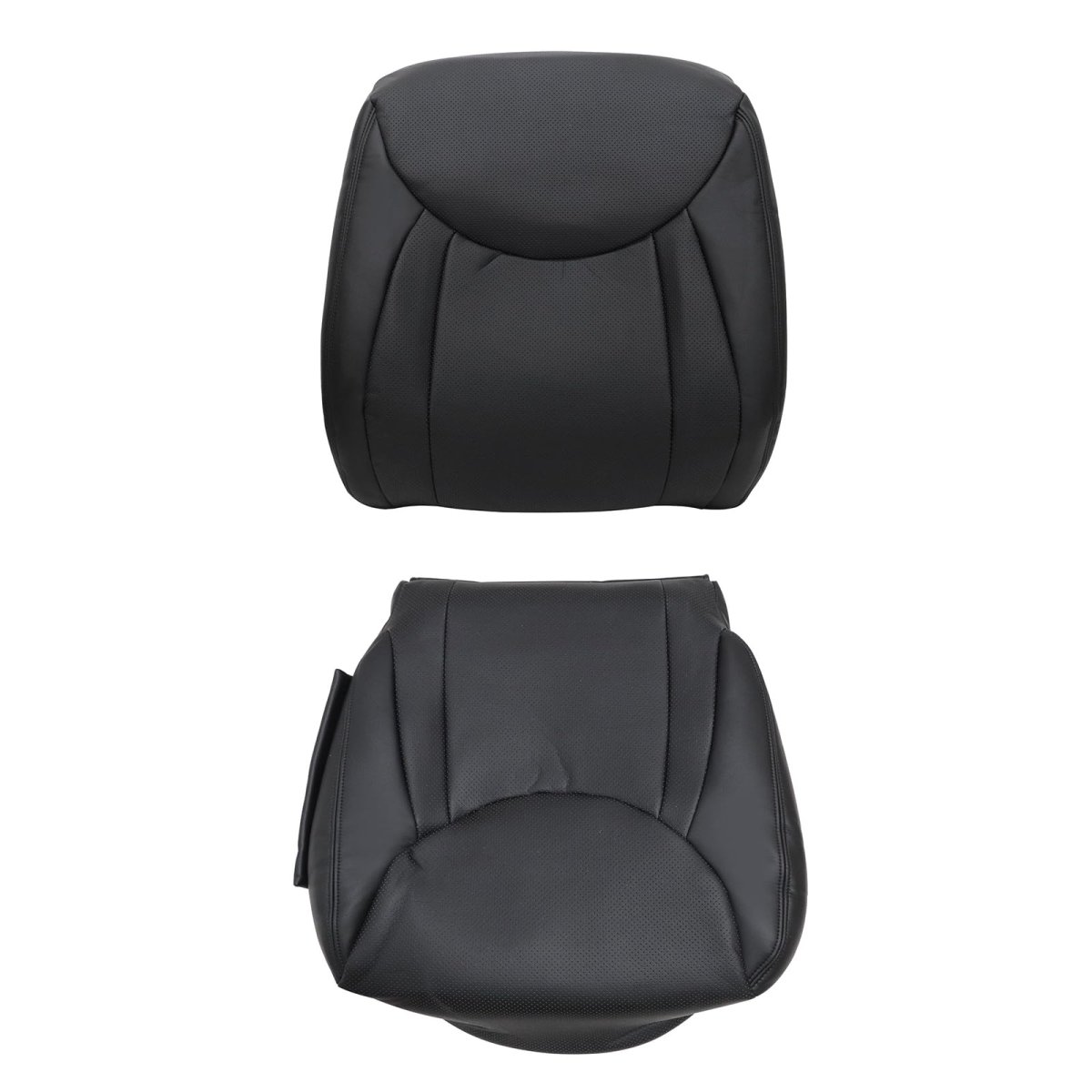Perforated Black Microfiber Leather Seat Cover Replacement For Lexus Ls430 2001 2002 2003 2004 2005 2006 Front Driver Side