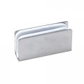 Utalind 4 Pack Glass Clip Silver Strikes Plate Magnetic Rectangular Touch Clamps Cabinet Latch Replacement Parts For Door