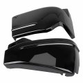 Ydlmt 2 Pcs Gloss Black Battery Side Fairing Covers Panel Oil Tank Cover Compatiblea With All Year Y-amaha V-star Xvs400 Xvs650 