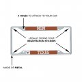 University Of Texas Austin Longhorns License Plate Frame Mom Officially Licensed Zinc Alloy Metal Car Tag Holder 6 25 X 12 In