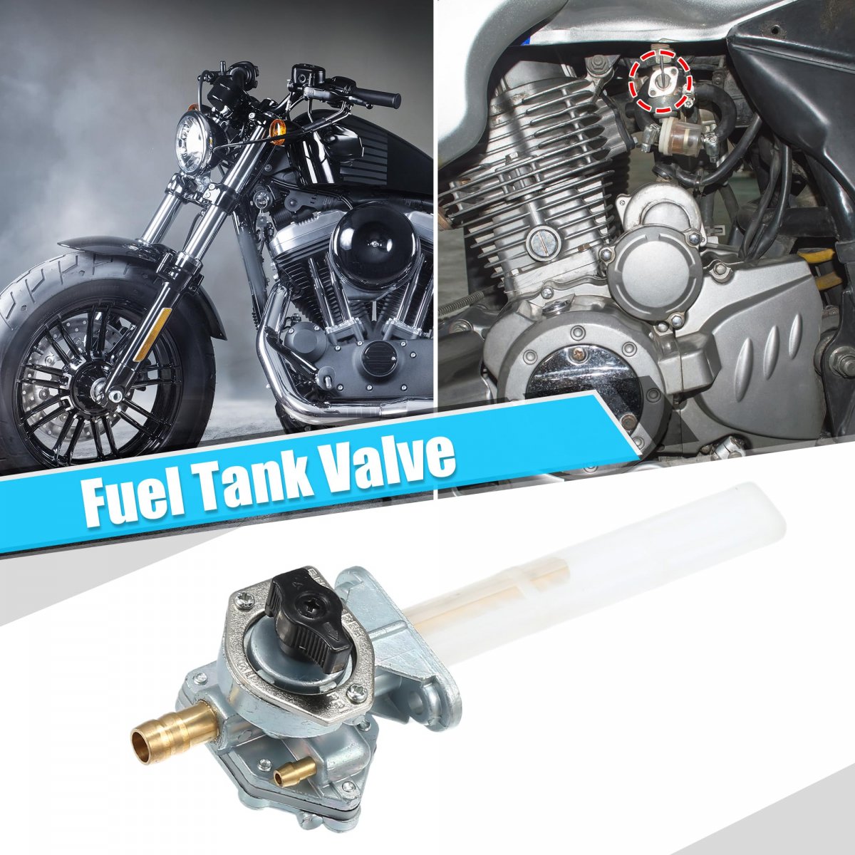 Motorcycle Fuel Valve Petcock Gas Tank Switch For Kawasaki Vulcan 800 1995-2006 Zr1200 2001-2003