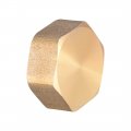 Uxcell G3 4 Pipe Fitting Cap Brass Hex Female Thread Hose Connector For Garden And Outdoor Water Pipes Nozzle Joints 4pcs
