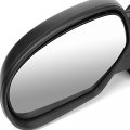 Auto Dynasty Left Driver Side Black Powered Glass Rear View Mirror Compatible With Silverado Sierra Tahoe Yukon Gmt900 07-14