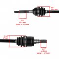 Caltric Front Left Complete Cv Joint Axle Compatible With Kubota Rtv900r Recreational 4x4 2004-2011