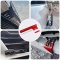 Universal Red Front Bumper License Plate Mount Bracket Relocator Holder Bar