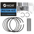 Niche Stock Piston Gasket Spark Plug Kit For Kawasaki Kfx700 Prairie 700 13001-1658 11060-1965 11004-0050