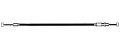 Throttle Cable For Yamaha Enticer 340 T 1984 To 1989 Snowmobile Part 12-1983 8x0-26311-01-00 