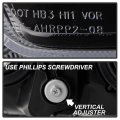 Acanii For 2010 2011 2012 2013 Toyota 4runner W Trail Package Smoked Bezel Headlight Headlamp Assembly Passenger Side