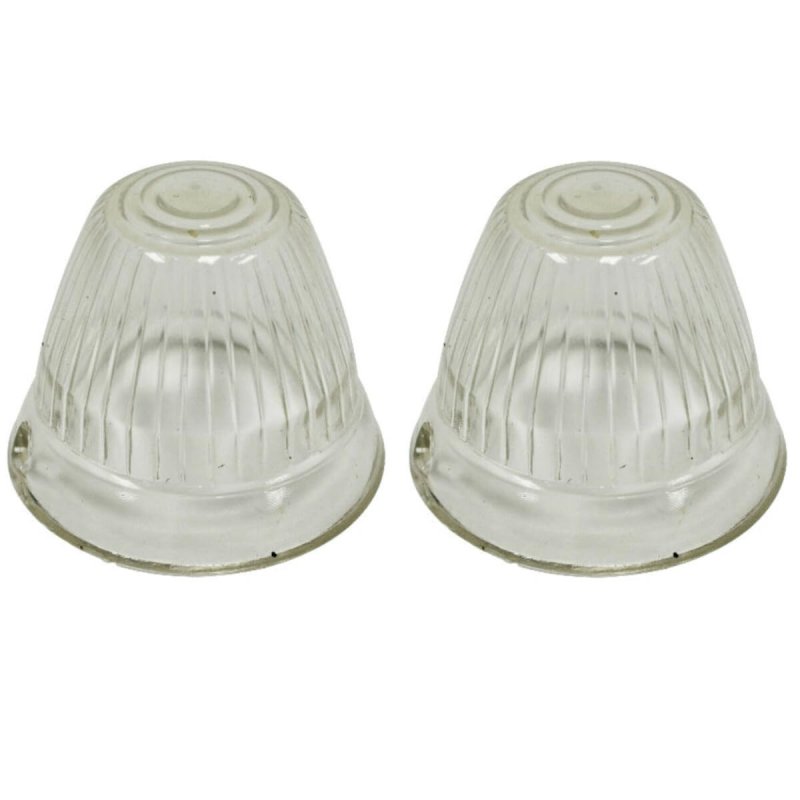 Turn Signal Lenses Pair For Vw Type-1 Bug 1955-1957 Type-2 Bus 1956-1962