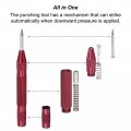 Uxcell Automatic Center Punch 5-inch Spring-loaded Hole Puncher Marker Hand Tool Adjustable Red For Wood Metal Plastic