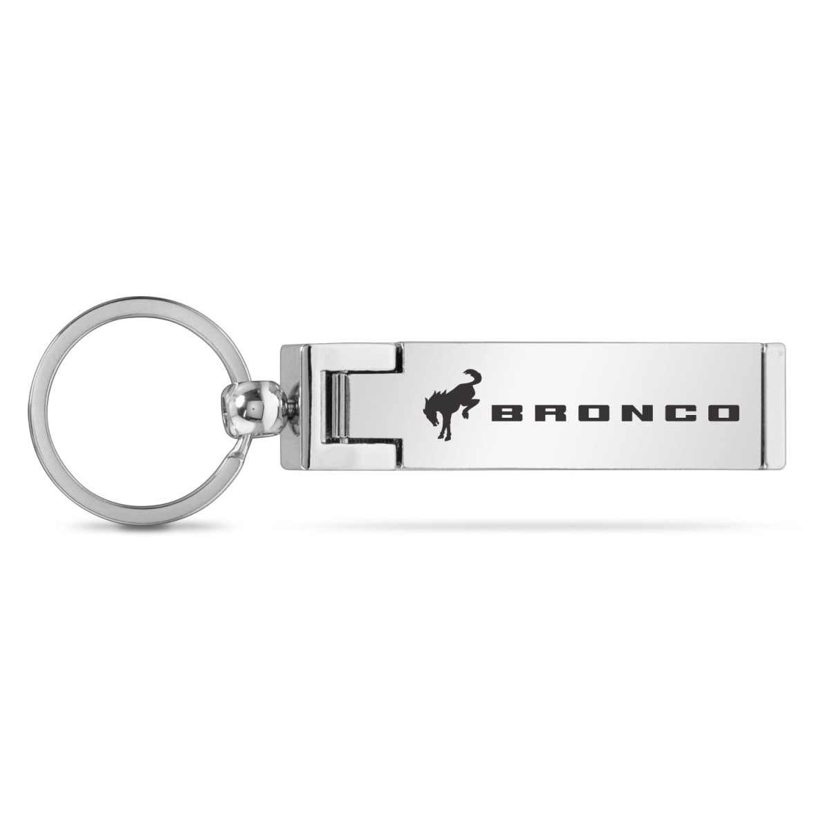 Ford Bronco Multifunction Cell Phone Stand And Purse Bag Hook Table Hanger Foldable Chrome Keychain 3 In X 0 75 38