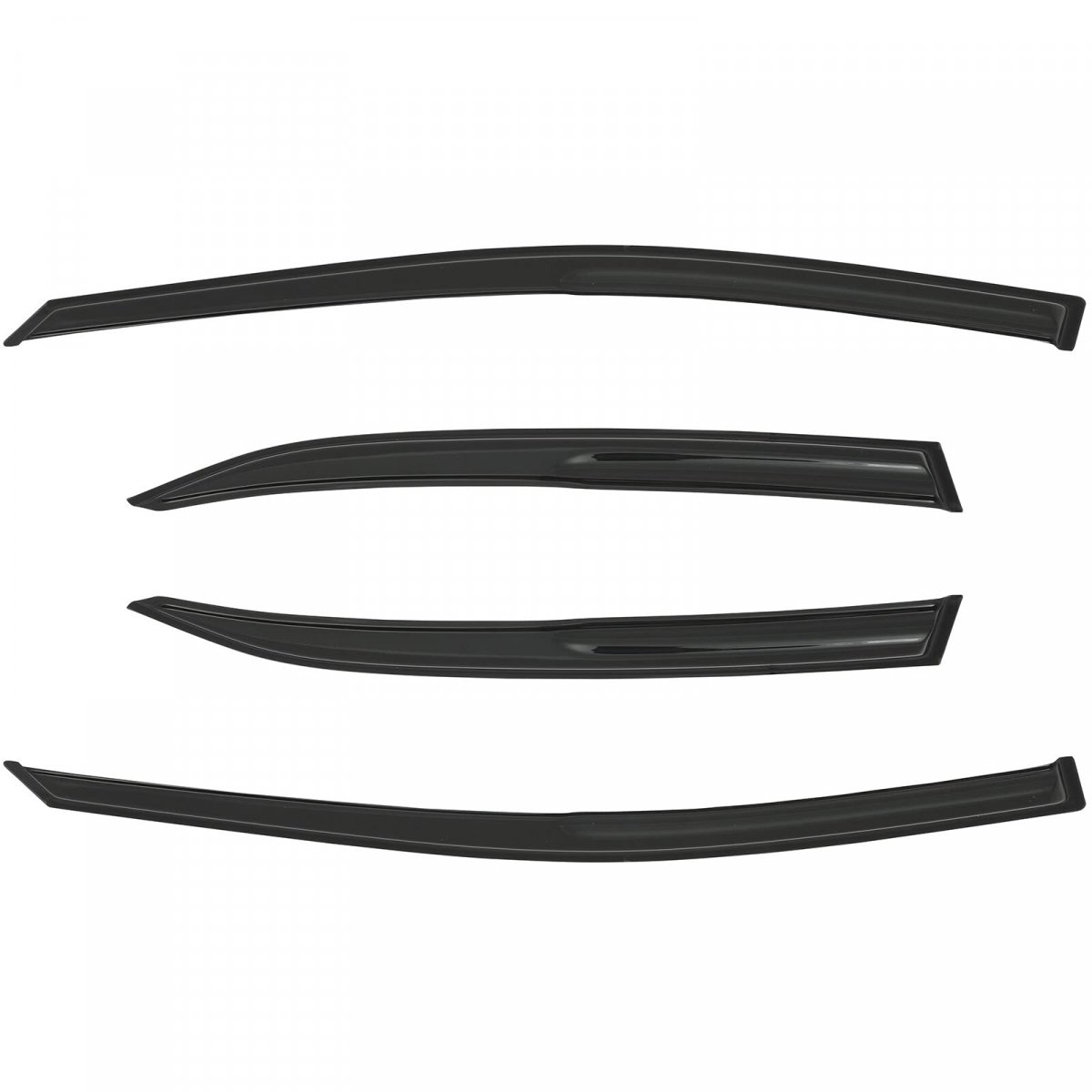 Side Window Deflectors Rain Guard Set For 2018 2020 Toyota Camry 4 Piece Abs Plastic Visors