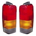 1997-2001 Jeep Cherokee Taillight Taillamp Rear Brake Tail Light Lamp Set Pair Right Passenger And Left Driver Side 2001 01 