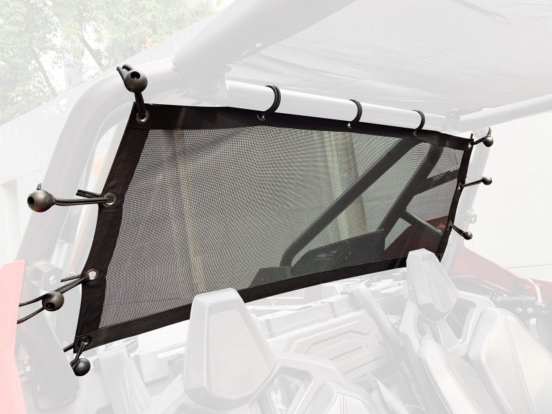 Rear Window Net Sunshade For Polariszr Pro Xp R Turbo R 2020 2026 Soft Mesh Windshield Airflow Sun Protection And Anti Debris